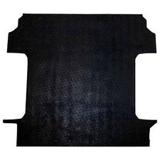 Global Industrial 78"L x 71"W Rubber Pickup Truck Bed Mat Black