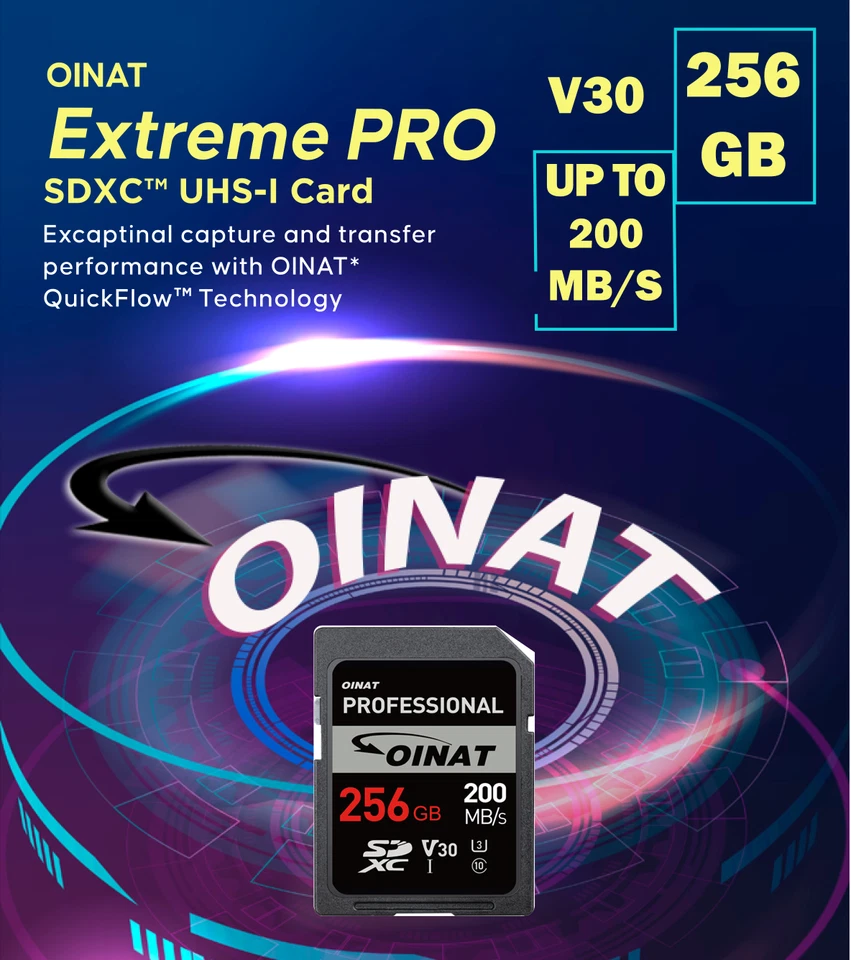 SD Karte 256GB Extreme PRO SDXC UHS-I V30 U3 Class 10 High-Speed 4K - Bild 3 von 4