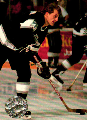 Tomas Sandstrom Los Angeles Kings 1991 Platinum Performer Pro Set 53