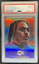 2023 Panini Mosaic Justin Jefferson Micro Mosaic #MM-16 Vikings PSA 10 GEM MINT