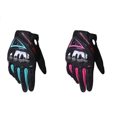 Scoyco Womens Motorcycle Gloves Touch Screen Armor Breathable Anti-Skid