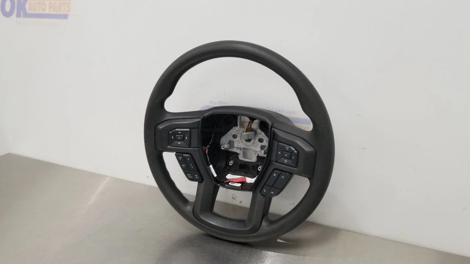 24 FORD E350 SUPER DUTY STEERING WHEEL BLACK - Image 4 of 4