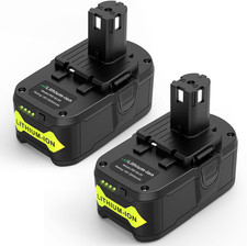 RB18L50 Battery 18V 5000Mah Replacement for Ryobi 18V Battery BPL-1815 BPL-1820G