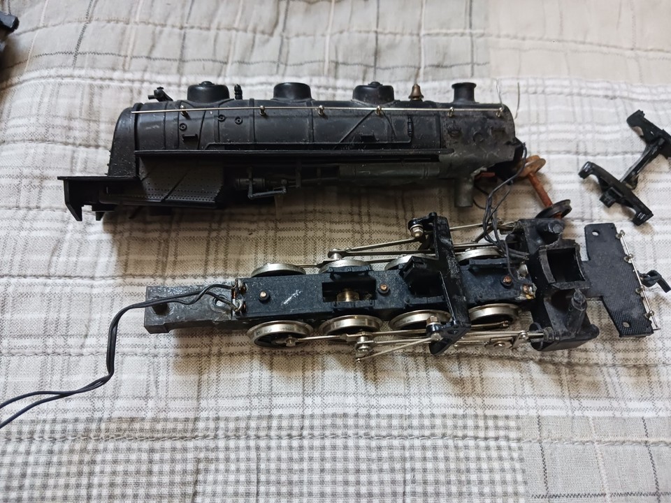 Vintage Huge HO Scale Lot Model Trains, Track Straight & Curved, Trees ...