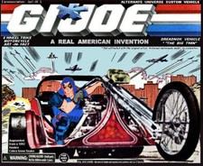 GIJOE motorcycle BIG TWIN custom DIY model kit + mini poster COBRA  level 5