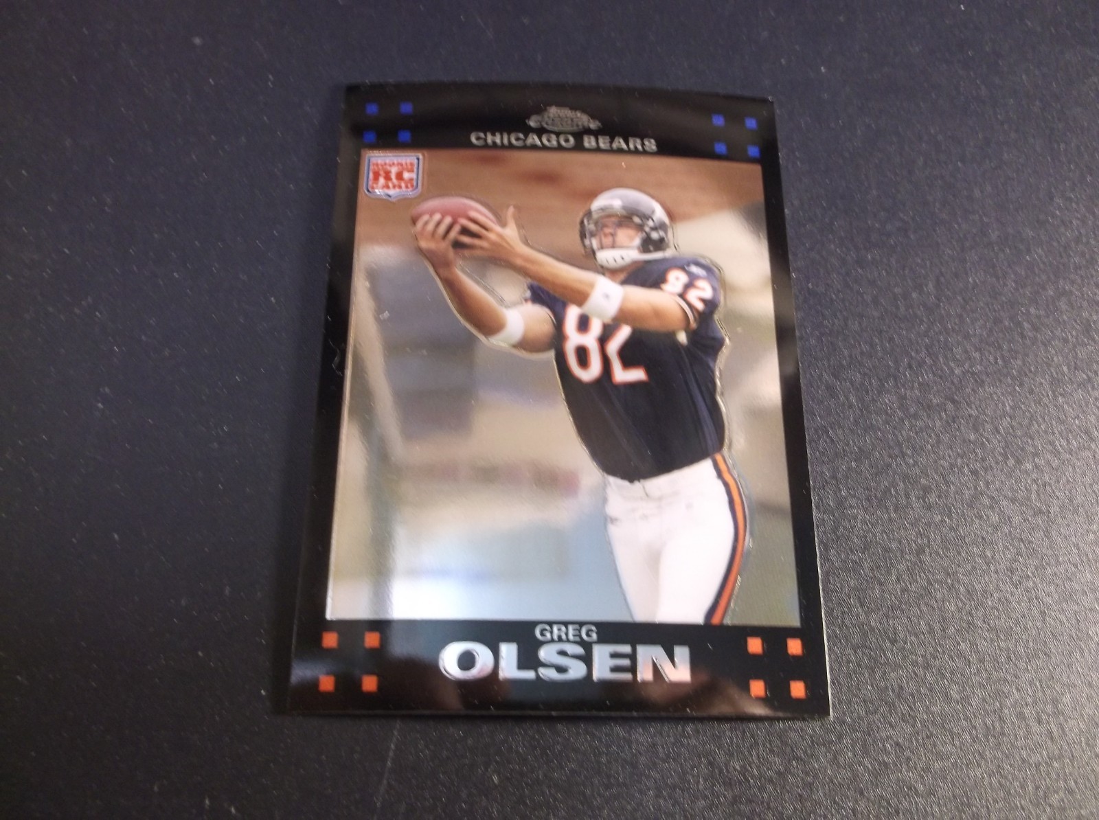 2007 Topps Chrome Football Greg Olsen Card # TC218