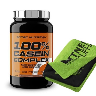 (42,93 EUR/kg) Scitec Nutrition 100% Casein Complex 920g Eiweiss + Handtuch
