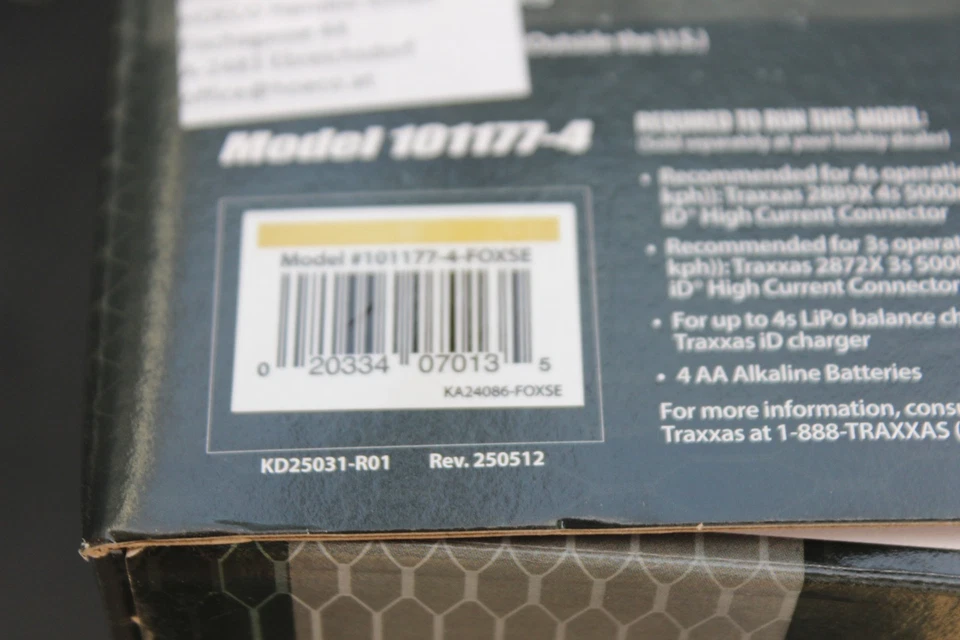 Traxxas 101177-4 FOXSE Ford F-150 Raptor R Ultimate RTR FOX Special Edition 1:10 - Bild 2 von 4