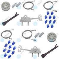 Fensterheber Reparatursatz Vorne Links + Rechts FüR Fiat Fiorino Qubo You.S