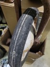 Vintage 1950's Metal Foot Push Scooter With Stand, Break and Rubber Tires — photo 10