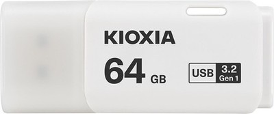 Kioxia TransMemory U301 64GB USB 3.2 Gen 1 Flash Drive - Weiß, 5 Jahre Garantie