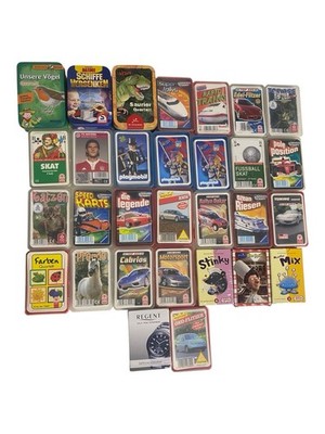 30x Kartenspiele Spielkarten Skat Quartett Konvolut Sammlung