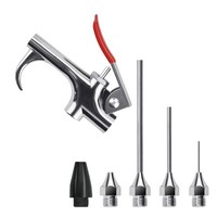 Druckluftpistole Hochdruck Ausblaspistole 3 DüSen FüR 1/4 Zoll Kompressor