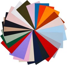 24PCS Self-Adhesive Nylon Repair Patches, 24 Colors Waterproof Lightweight Fabri