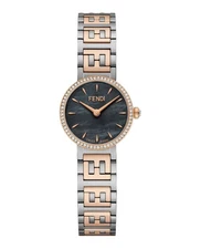 Fendi Womens  Two Tone 19mm Bracelet Fashion Watch