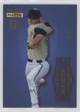 2022 Wild Card Matte SP Exclusive Base Baseball Blue 4/10 Jack Leiter 0j0r