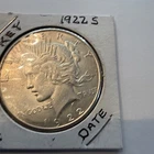 1922-S Peace Dollar Uncirculated