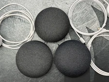 Lot of 3 Google Home Mini Smart Assistant - Charcoal (H0A, GA00216-US)