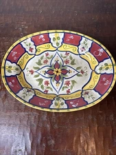 Pier 1 Imports Vallarta Large Oval Serving Dish Platter 16" Hand Painted Earthen