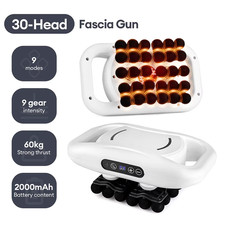 42-Heads Fascia Gun High-Frequency Vibration Body Massage Gun Back and Waist Mas