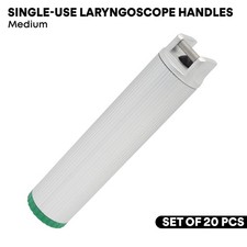 Medium Laryngoscope Handle Fiber Optic Anesthesia Instruments Pack of 20 Pcs