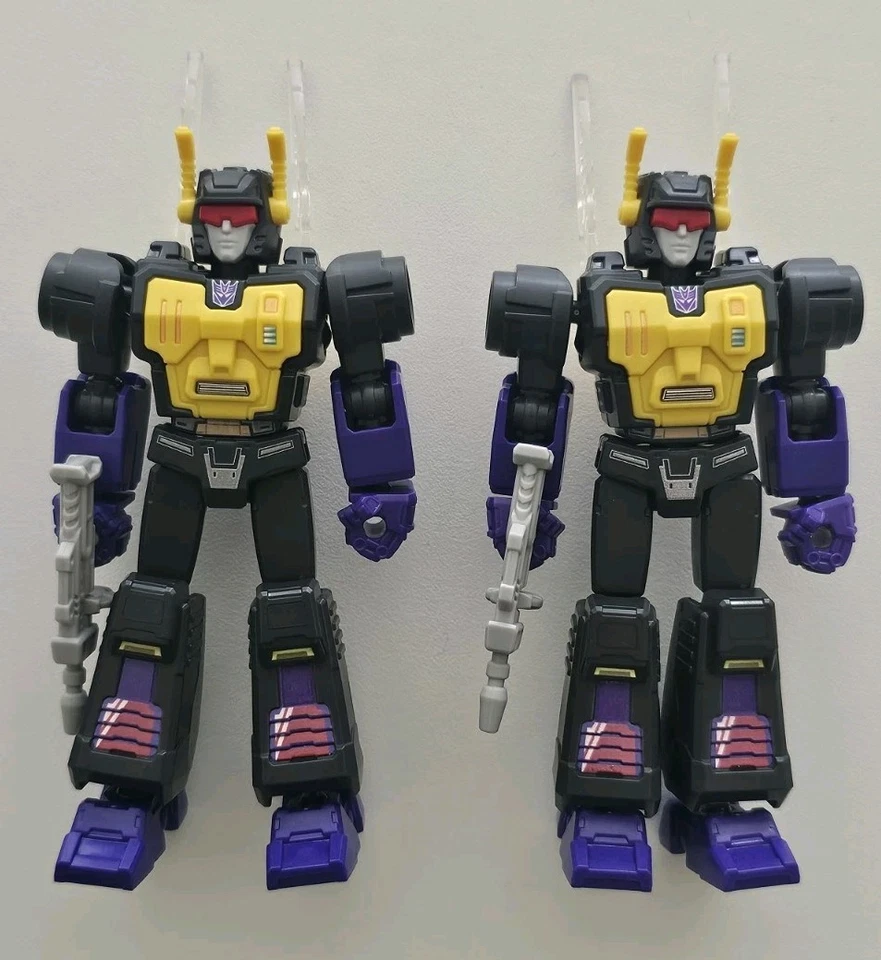 Lot of 4 Transformers Blokees Galaxy Insecticons Shrapnel Kickback figs 4" tall - Image 4 of 4