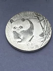 2002 Panda  1 Troy oz .999 10 Yuan Chinese Silver Panda Coin