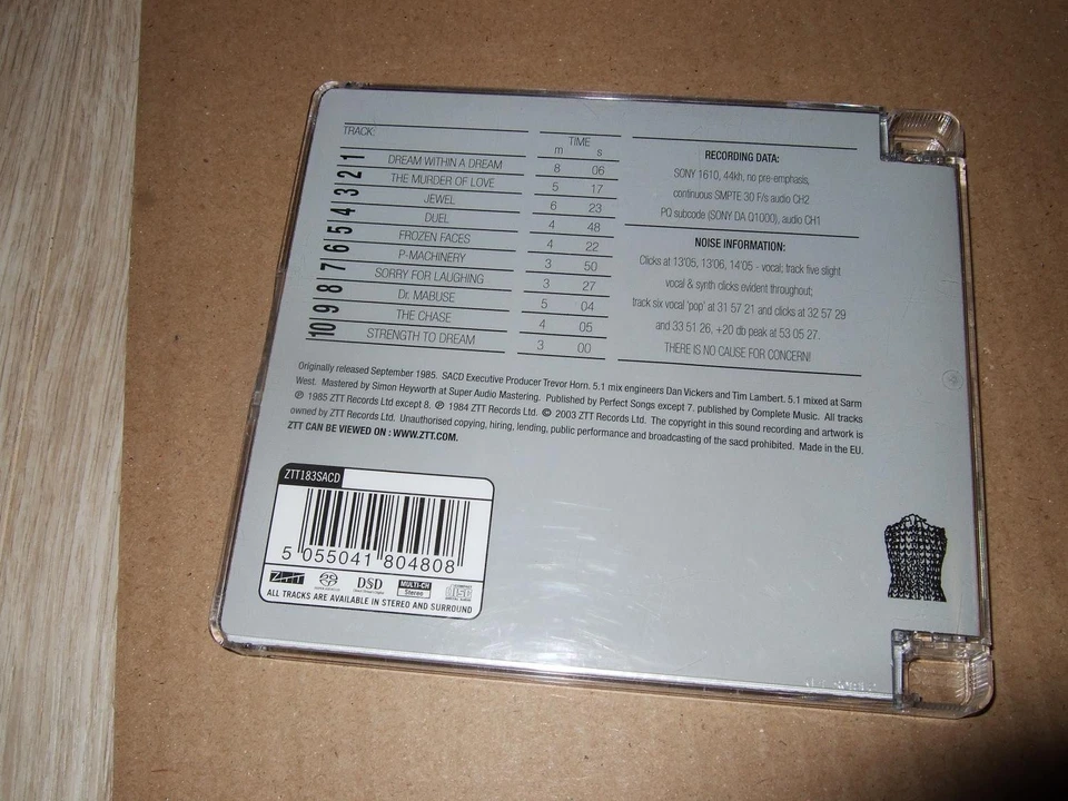 PROPAGANDA : A SECRET WISH SACD 2003 ZTT EU - Bild 2 von 2