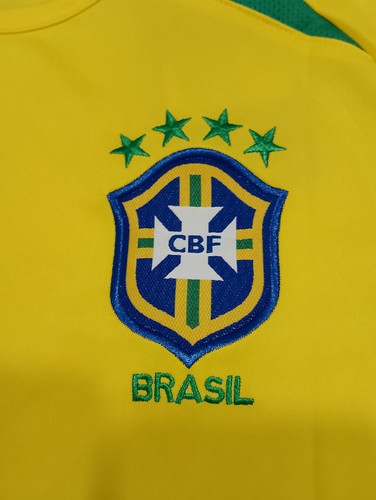 Camiseta de fútbol Brasil Ronaldinho Mundial 2002 - Imagen 4 de 9
