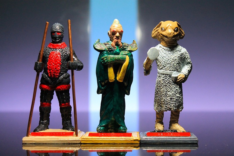 Fine Art Castings Ice Warrior Draconian Sea Devil Doctor Who BBC Space Figures