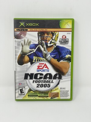 NCAA Football 2005 / Top Spin In Case! (Original Xbox) Rare! Complete