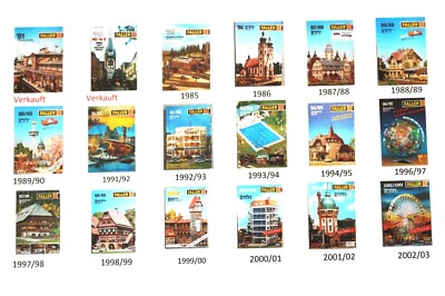 Faller Kataloge von 1985 bis 2002/3 für Sammler , Einzel Verkauf