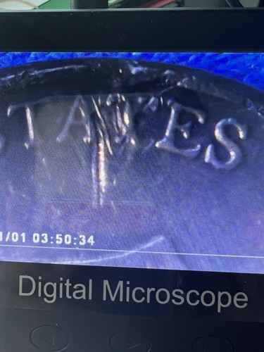 2015 Penny ERROS DIE CRACK - POST MINT DAMAGE-BROADCAST STRUCK ERRORS - Picture 7 of 8
