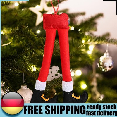 Christmas Elf Car Decoration Christmas Tree Decor Stuffed Elf Legs for Car Decor
