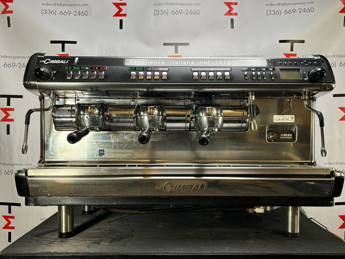 LA CIMBALI M39 DOSATRON GT BLACK GROUP ESPRESSO COFFEE MACHINE COMMERCIAL  CAFE