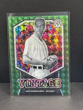 2021 Mosaic Vintage Green Prizm 10 Hal Newhouser Detroit Tigers baseball card