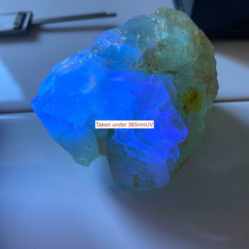 RARE FLUORITE SPECIMEN FROM HOLMBUSH MINE, CORNWAL 257g. MF4395 - Picture 6 of 10