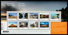 Canada #3138, From Far and Wide, Souvenir Sheet of 9 Stamps, MNH 2019