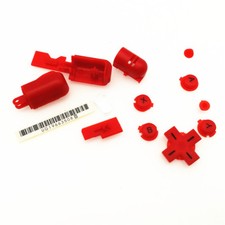 Red Button Trigger Hinge Cover D-Pad A B X Y Set For Nintendo DS Lite DSL NDSL