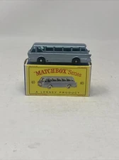 1961 Original Matchbox 40B LEYLAND TIGER COACH Type D Striker Box! MINT NOS WOW!