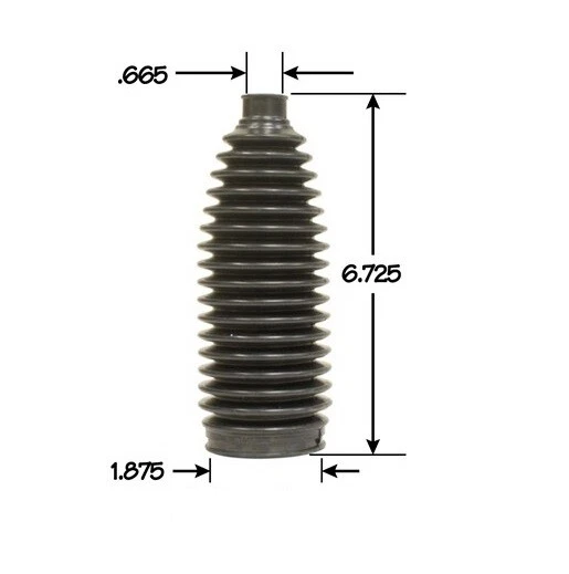 Kit de bota de cremallera y piñón para botas Lincoln MKX 2007-2010 L y R TODAS Foto 4 de 4