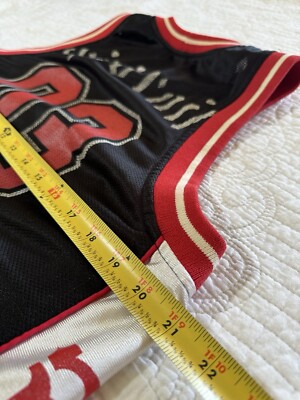 【海外Ｌサイズ】SR ハリケーンズ '97ハリケーンズ ヴィンテージジャージ HIGH GRADE U.S.STANDARD STRIPED PINCHECK ENGINEER JACKET