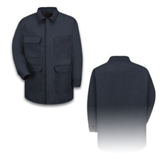 Red Kap Men's Jacket Blended Duck Chore Coat 4 Pocket Navy Duck JD24ND