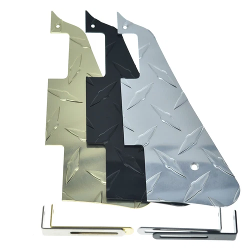 Diamond Plate LP Pickguard with Stainless Steel Bracket for USA Gibson Les Paul