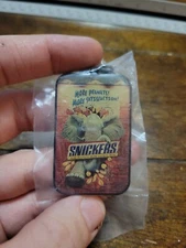 Snickers Candy Bar Keychain ,Vintage Collectible Elephant Key chain