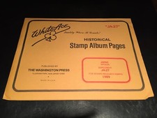 New White Ace Stamp Supplement Pages   Japan JA-27 - 1989