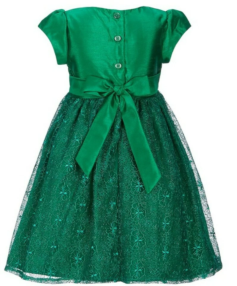 Vestido de fantasía Laura Ashley para niñas pequeñas Shantung de tul entallado y acampanado-talla-6 o 6X Foto 3 de 4