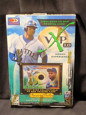 1997 Donruss VXP Ken Griffey Jr FACTORY SEALED Virtual Experience CD-ROM Card