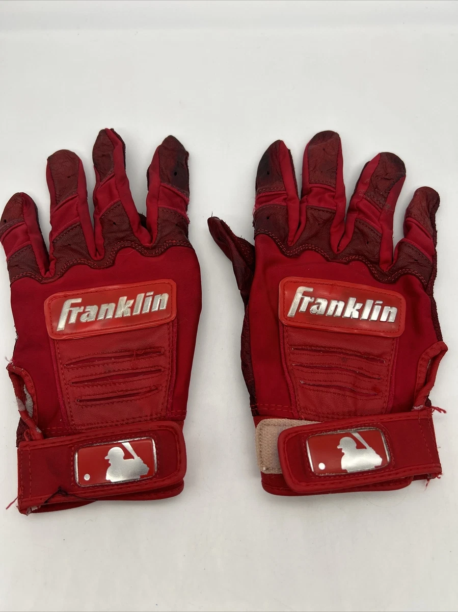 All red sales franklin batting gloves