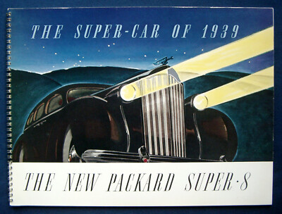 Prestige Prospekt brochure 1939 Packard Super 8  (USA)